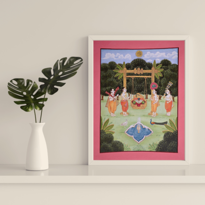 Shree Krishna Jhula Pichwai