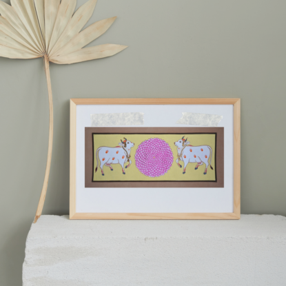 Cows And Flower