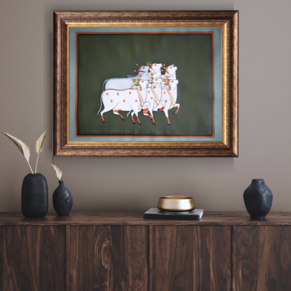 Cows Green  Background