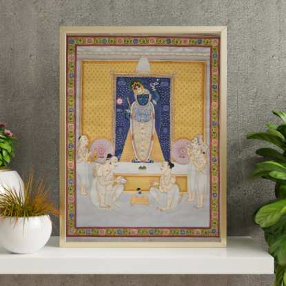 Shreenath Ji Savroop With Balkrishna Abhishak