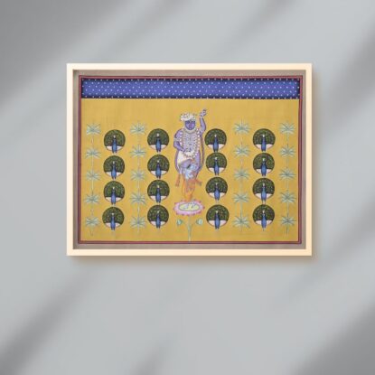 Shreenath ji With Peacock Pichwai
