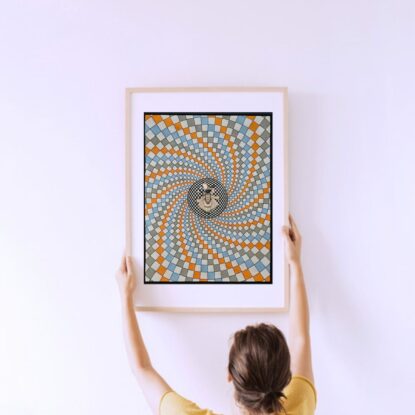 Krishna With A Pattern